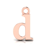 Block Letter Pendant = Initial d