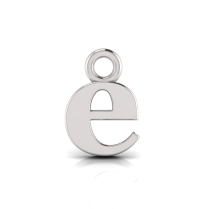 Block Letter Pendant&nbsp;= Initial e