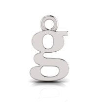 Block Letter Pendant&nbsp;= Initial g