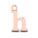 Block Letter Pendant&nbsp;= Initial h