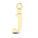 Block Letter Pendant = Initial j