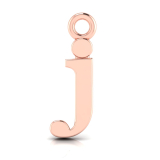 Block Letter Pendant = Initial j