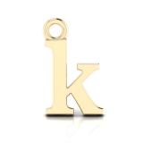 Block Letter Pendant&nbsp;= Initial k