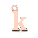 Block Letter Pendant&nbsp;= Initial k