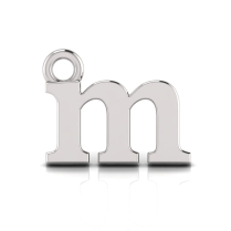 Block Letter Pendant&nbsp;= Initial m