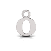 Block Letter Pendant = Initial o