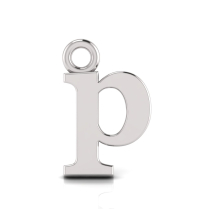 Block Letter Pendant&nbsp;= Initial p