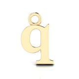 Block Letter Pendant&nbsp;= Initial q