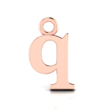 Block Letter Pendant&nbsp;= Initial q