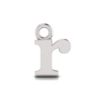 Block Letter Pendant&nbsp;= Initial r