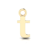 Block Letter Pendant = Initial t
