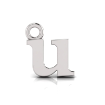 Block Letter Pendant&nbsp;= Initial u