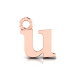Block Letter Pendant&nbsp;= Initial u