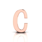 Slider Letter Pendant&nbsp;= Initial C