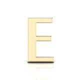 Slider Letter Pendant = Initial E