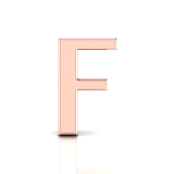 Slider Letter Pendant&nbsp;= Initial F
