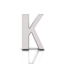Slider Letter Pendant&nbsp;= Initial K