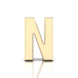 Slider Letter Pendant&nbsp;= Initial N