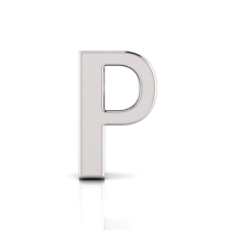 Slider Letter Pendant&nbsp;= Initial P