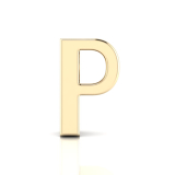 Slider Letter Pendant&nbsp;= Initial P