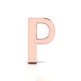 Slider Letter Pendant&nbsp;= Initial P
