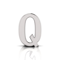 Slider Letter Pendant&nbsp;= Initial Q