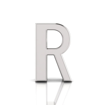 Slider Letter Pendant&nbsp;= Initial R
