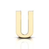 Slider Letter Pendant&nbsp;= Initial U