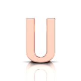 Slider Letter Pendant&nbsp;= Initial U