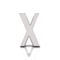 Slider Letter Pendant&nbsp;= Initial X