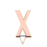Slider Letter Pendant&nbsp;= Initial X