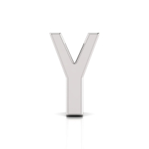 Slider Letter Pendant&nbsp;= Initial Y