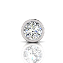 Slider Round Bezel Set Pendant