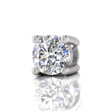 Slider Round Claw Set Pendant