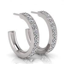 Pave Set Earring