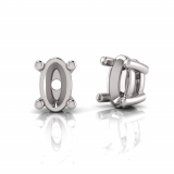 Oval Four Claw Stud