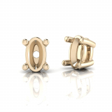 Oval Four Claw Stud