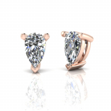 Pear Four Claw Stud