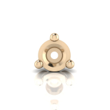 Round Three Claw Stud