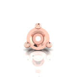 Round Three Claw Stud