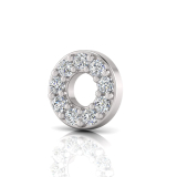 Round Disk Pave Set Stud