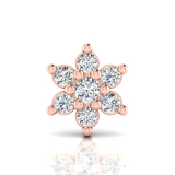 Round Claw Set Star Cluster Stud