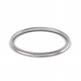 4mm Wide&nbsp;Concave Profile Bangle Size S