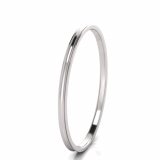 4mm Wide&nbsp;Concave Profile Bangle Size L