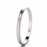 6mm Wide&nbsp;Concave Profile Bangle Size M