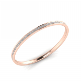 Pave-Set&nbsp;Profile Bangle Size L