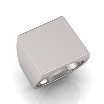Gents Square Shaped Signet Ring