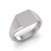 Petite Emerald Signet Ring