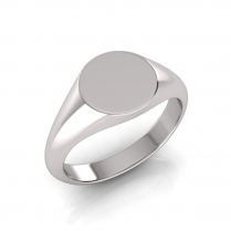 Petite Round Signet Ring