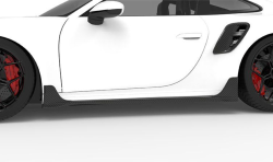 1016 Industries Porsche 992 Turbo S Side Skirts